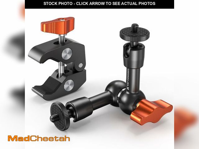 Lot 74-12713549 - K&amp;F Concept 6" Magic Arm Clamp Kit with 1/4" &amp; 3/8" Thread Screw, Articulating Friction Arm ...