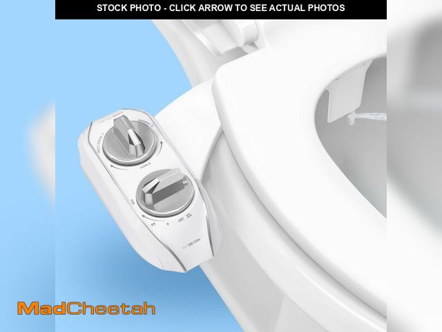 Lot 74-14382682 - LUXE Bidet NEO 185 Plus - Dual Nozzle, Non-Electric Bidet Attachment for Toilet Seat, Patented Slide...