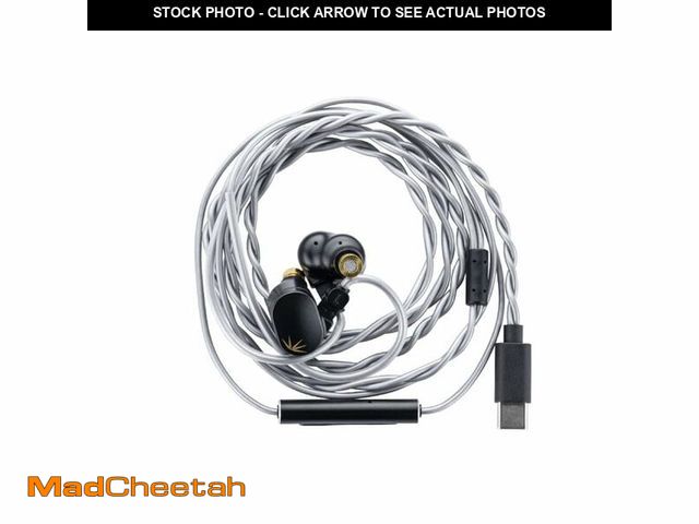 Lot 74-14299927 - Moondrop CHU II DSP Headphones High Performance Dynamic Driver USB-C in-Ear Monitors Type-C with Mic...