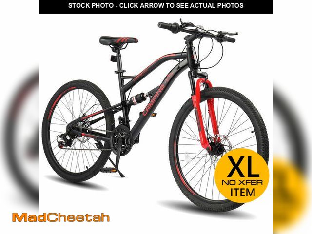 Lot 74-14603332 - UBesGoo 26 inch Mountain Bike for Men Women, Shimano 21 Speeds High-Carbon Steel Frame, Disc Brakes,...