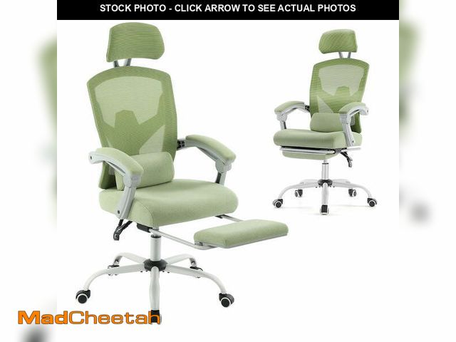 Lot 74-14323364 - EDX Ergonomic Office Chair - High Back Mesh, Reclining with Lumbar Support, Adjustable Headrest, Foo...