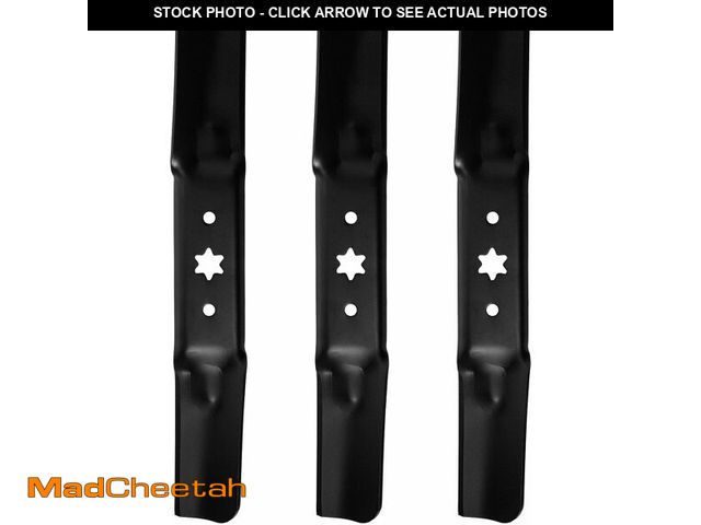Lot 74-13835451 - Lawn Mower Medium Lift Blade 54" Cut (3 Pack) - UNUSED