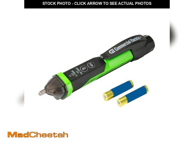 Lot 74-12745582 - Commercial Electric Digital Dual Range Non Contact Voltage Tester with Flashlight 12-1000V AC - UNUS...