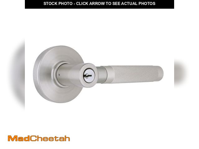 Lot 74-13688389 - Woodcliff Satin Nickel Keyed Entry Door Handle Featuring Dual Keyway ( 6 pack) - UNUSED