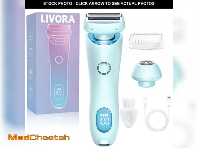 Lot 74-12309501 - Livora Electric Shaver for WomenÃ¯Â¼ÅSilk Glide Pro ShaverÃ¯Â¼ÅRechargeable Electric Trimmer for B...