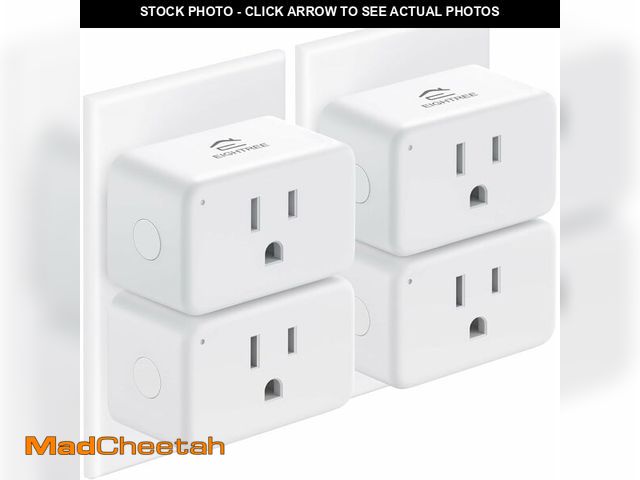 Lot 74-10955741 - EIGHTREE Mini Smart Plug ???, Smart Plugs That Compatible with ????? &amp; Google Home &amp; SmartTh...