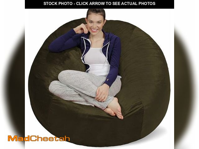 Lot 74-13041689 - Sofa Sack Bean Bag Chair Cover, 5-Feet, Olive - UNUSED