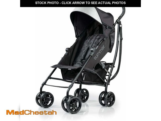 Lot 74-12665316 - Summer Infant Ingenuity 3Dlite Convenience Stroller,Jet Black-Lightweight Stroller with Aluminum Fra...