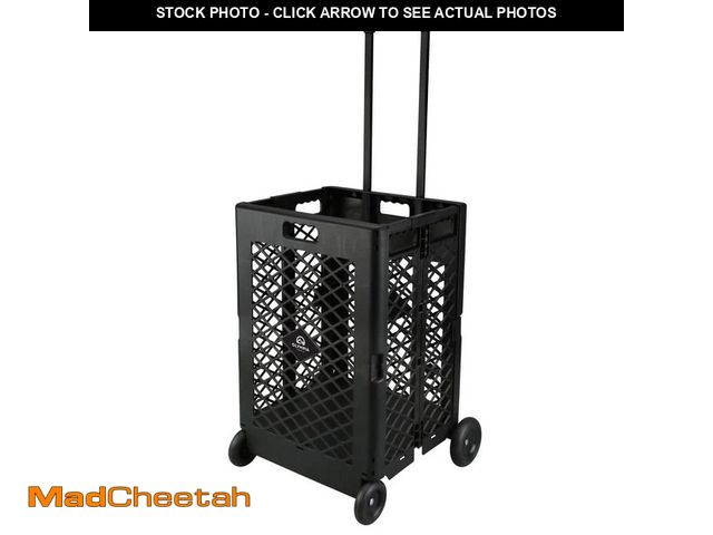 Lot 74-12584916 - PACK-N-ROLL 17 in. W Mesh Rolling Utility Cart - UNUSED