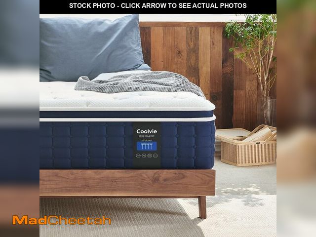 Lot 74-12692845 - King Mattress 12 inch, Tight Top Deep Sleep Mattresses with Extra Lumbar &amp; Hip Support, Medium t...