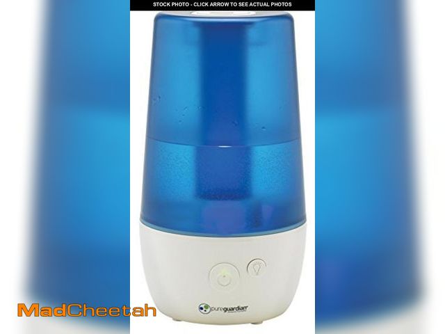 Lot 74-12399273 - PureGuardian H965AR Ultrasonic Cool Mist Humidifier, 70 Hrs. Run Time, 1 Gal. Tank Capacity, 320 Sq....
