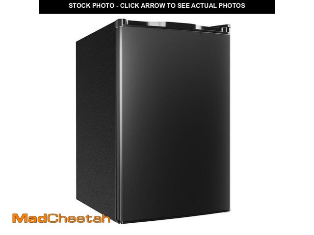 Lot 74-14306965 - SIMZLIFE 4.4 cu. ft. Single Door Mini Compact Fridge in Black, Advanced Insulation, Reversible Door,...