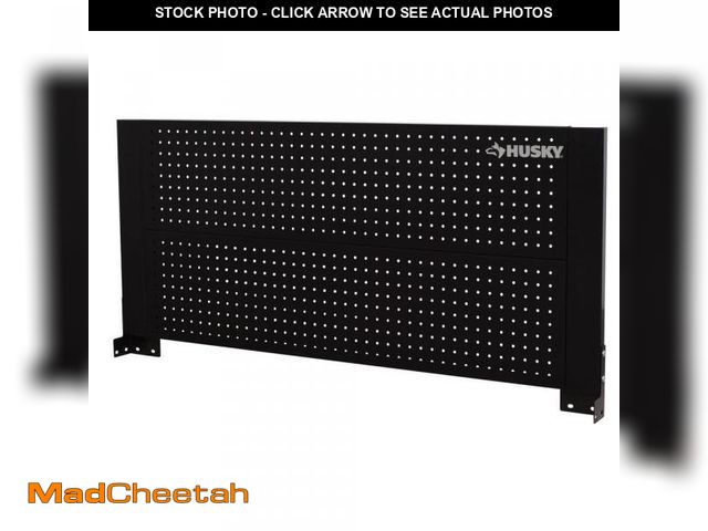 Lot 74-12462999 - Husky 46 in. Black Steel Pegboard Attachment - UNUSED