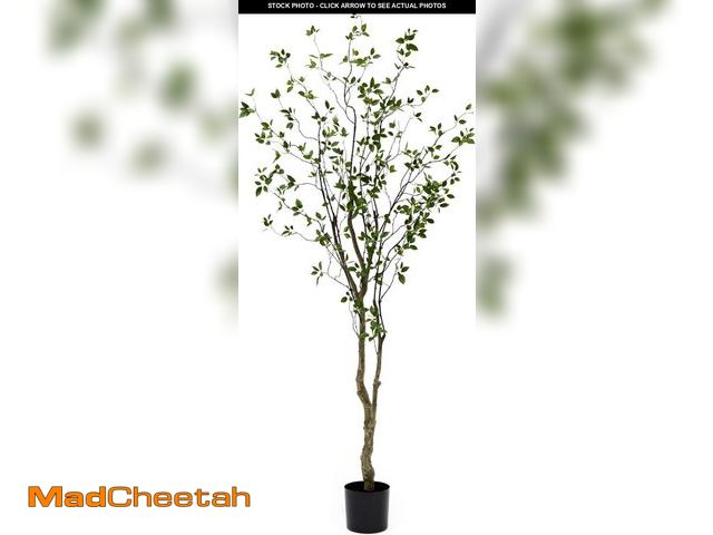 Lot 74-12169287 - Nearly Natural 8ft Minimalist Citrus Artificial Tree - USED