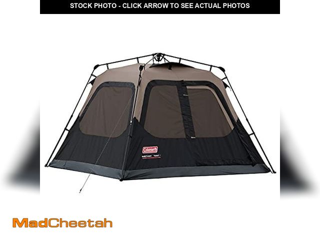 Lot 74-12800762 - (MISSING STRING,STAKES) Coleman 4/6/8/10 Person Instant Camping Tent with 1-Minute Setup, Large Fami...
