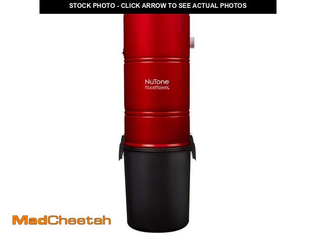 Lot 74-12640741 - Broan-NuTone PurePower 650 AW Bagless and Bagged Corded Bag Hepa Filter Multisurface in Red Central ...