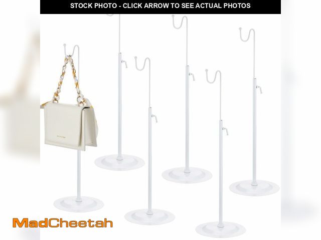 Lot 74-12608180 - Therwen 6 Pcs Bag Display Stands Purse Display Stand Adjustable Height Handbag Holder for Home Bouti...