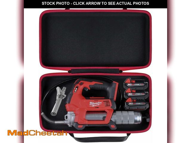 Lot 74-13698137 - Khanka Hard Case Replacement for Milwaukee 2646-20 M18/2646-21ct M18-Spd Grease Gun,Case Only. - USE...