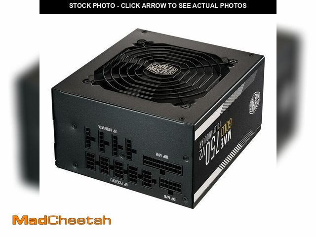 Lot 74-13322547 - Cooler Master MWE Gold 750 V2 Full Modular PSU, 750W, 80+ Gold, Designed Ready Nvidia RTX 5070 Ti | ...