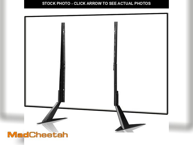 Lot 74-12979131 - Universal TV Stand, Metal TV Legs for 20-65 inch LCD/LED/OLED/Plasma Flat&amp;Curved Screen TV Heigh...