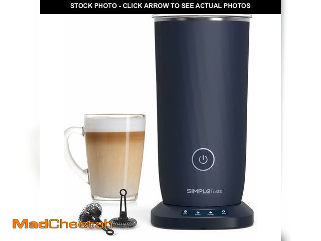 Lot 74-12977792 - SIMPLETASTE Milk Frother, 4-in-1 Electric Milk Frother and Steamer, Automatic Warm and Cold Foam Mak...