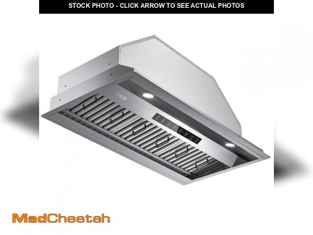 Lot 74-12271079 - Range Hood Insert/Built-in 36 Inch, Kitchen Hood with 980 CFM, 3-Speed, Ducted/Ductless Convertible ...