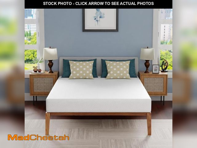 Lot 74-12405929 - FDW | 8 Inch Queen Mattress | Medium Firm | Gel Memory Foam Mattress | White | Bed in a Box, CertiPU...