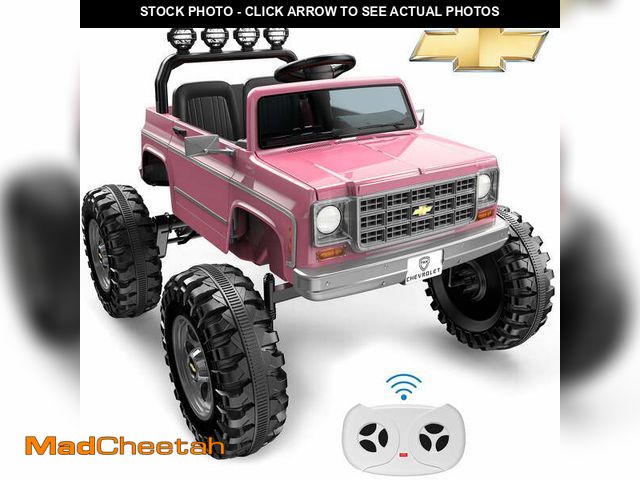 Lot 74-12987123 - 24V 2 Seater Ride on Cars, Licensed Chevrolet Cheyenne Powered Ride on Toys Truck with Remote Contro...