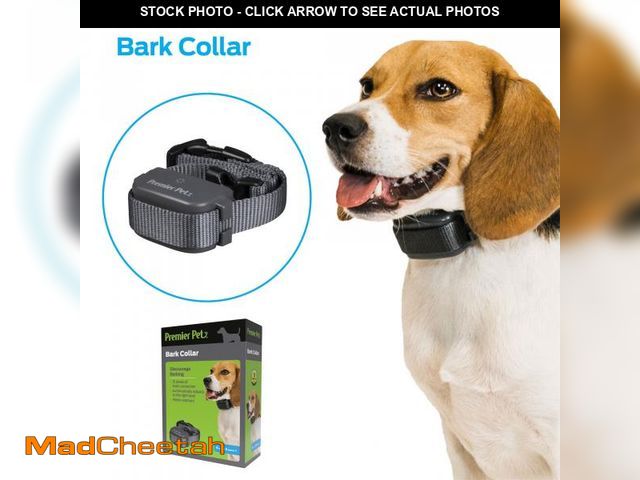 Lot 74-12427414 - Premier Pet Bark Collar: Discourages Barking for All Size Dogs, Adjustable, Water Resistant, Gentle ...
