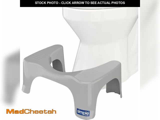 Lot 74-14068394 - Squatty Potty The Original Bathroom Toilet Stool, Curve Lightweight with Sleek and Modern Design, Gr...