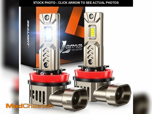 Lot 74-14152649 - SEALIGHT H11/H9/H8 LED Bulbs, 96000LM 10X Ultra Brighter H11 Fog Bulb, 32PCS Lighting Chips, IP68 Pr...