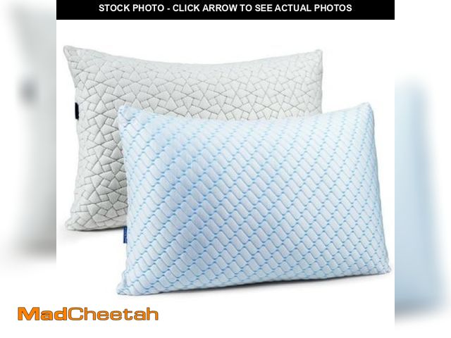 Lot 74-12157645 - Puredown Memory Foam Pillows Queen Size Set of 2Ã¯Â¼ÅTemperature Regulating Reversible Summer Cooli...