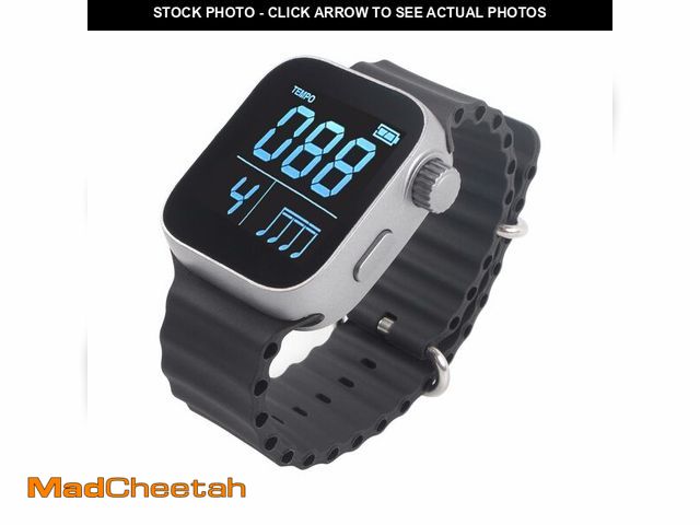 Lot 74-13547890 - Rockhouse Metronome Watch, Wearable Vibrating Metronome Wrist Watch for Sport Running, Music Practic...