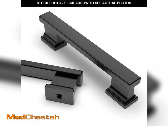 Lot 74-12213169 - Asidrama 10 Pack 3.75 Inch(96mm) Matte Black Kitchen Cabinet Handles, Cabinet Pulls Kitchen Cabinet ...