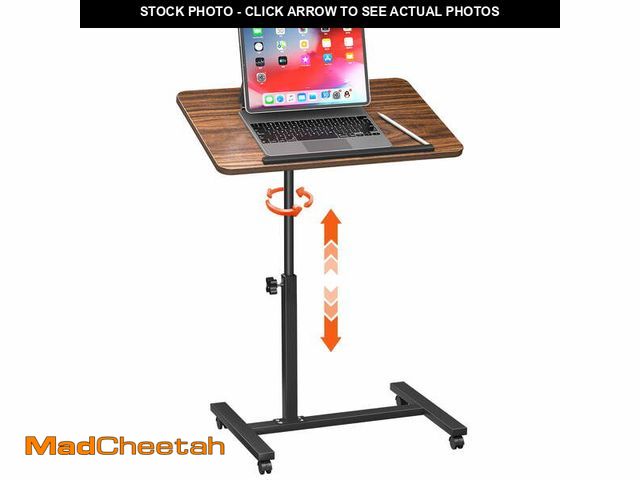 Lot 74-13059884 - WLRETMCI Adjustable Height Overbed Table with Wheels, Bedside Tray Table for Hospital Home Office - ...