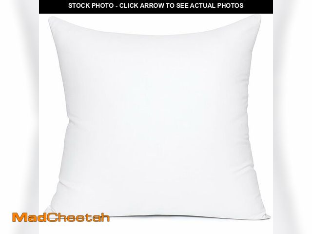 Lot 74-12605488 - MIULEE 24x24 Inch Throw Pillow Insert Premium Throw Pillow Polyester Microfiber Stuffer Pillow for S...