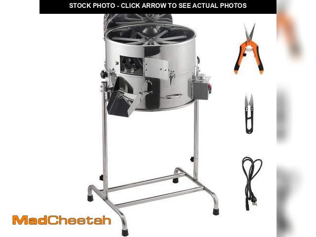 Lot 74-12746769 - SVOPES 18 in. Electric Bud Trimmer, Machine with 60 W Adjustable Speed, Stainless-Steel Blades, Mesh...