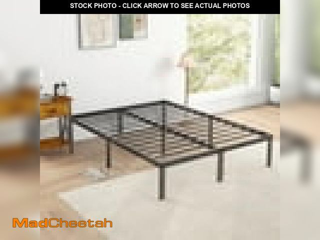 Lot 74-12482115 - edx Bed Frame - Full Size Heavy Duty Platform Bed With Underbed Storage 14-Inch High Steel Slat Supp...