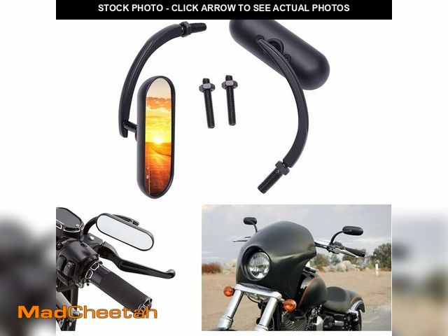 Lot 74-12680905 - DREAMIZER Motorcycle Mirrors for Handlebars - Universal 8MM 10MM Side Mirror for Street Bike Bobber ...