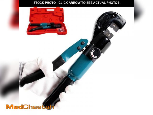 Lot 74-12310600 - Muzata Upgraded Custom Cable Railing Crimping Tool Hydraulic Crimper Hydraulic Crimping Tool for 1/8...