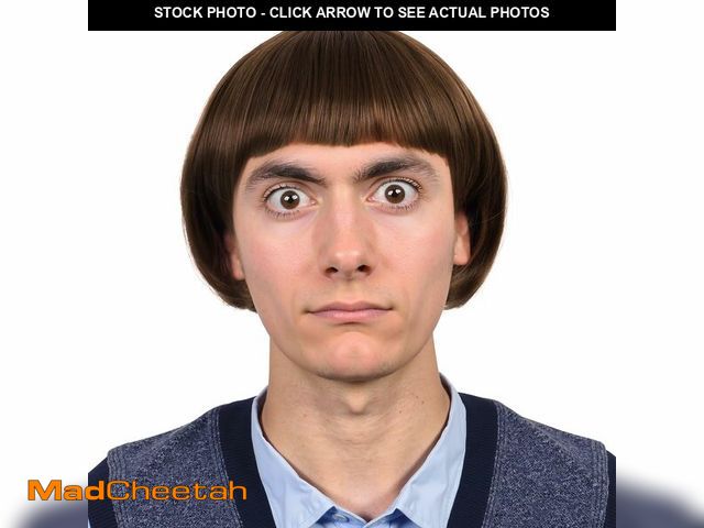 Lot 74-13959206 - ColorGround Short Straight 60 70s Bowl Cut Funny Wig for Men Crazy Mushroom Cosplay Wig for Hallowee...