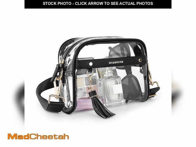 Lot 74-12703659 - Missnine Clear Bag Stadium Approved Small Clear Purse for Women Clear Crossbody Bag for Concerts Spo...