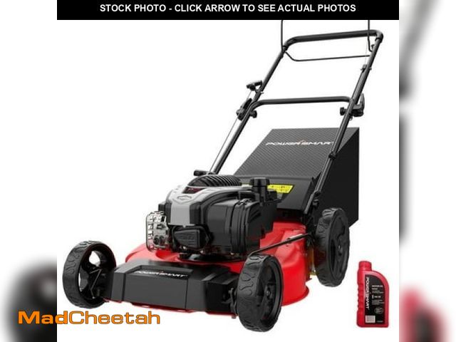 Lot 74-12292962 - PowerSmart 21  Gas Self-Propelled 140cc B&amp;S Engine Lawn Mower B8721S2 - USED