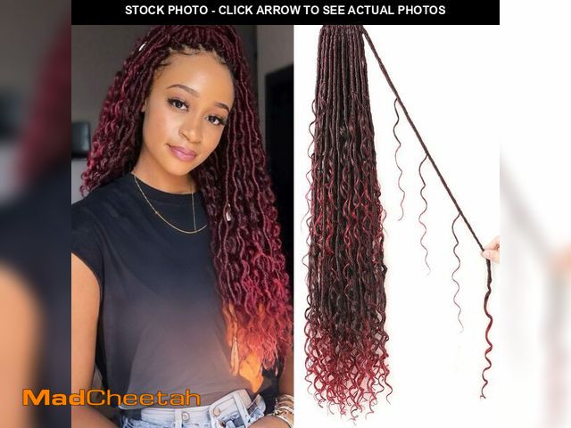 Lot 74-14472586 - 9 packs Prelooped Boho Faux Locs Crochet Hair (T1B/BUG#, 24 Inch) - UNUSED