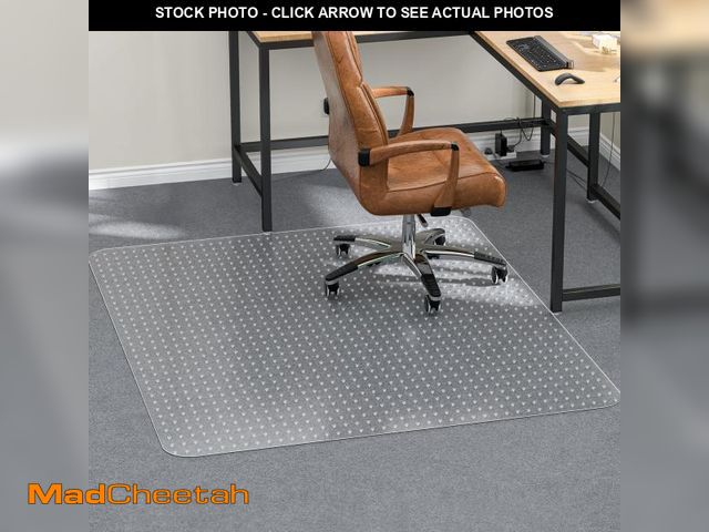 Lot 74-12539115 - Tonaus Office Chair Mat for Carpet, 45"Ãâ54" Protector Mat Non-Slip PVC Home Office Chair Mat, Re...