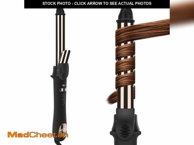 Lot 74-13573578 - Prizm Rotating Curling Iron, 1inch/25mm Automatic Hair Curler for Long Hair, Self Spinning Barrel, 2...