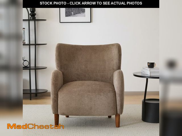 Lot 74-12894593 - (MISSING HARDWARE) Christopher Knight Home Dolly Mid-Century Modern Velvet Upholstered Wingback Club...