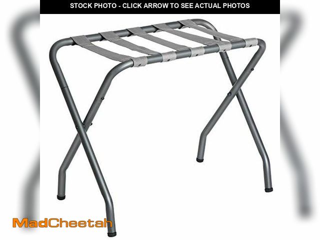 Lot 74-12665300 - SONGMICS Luggage Rack, Luggage Rack for Guest Room, Suitcase Stand, Steel Frame, Foldable, for Bedro...