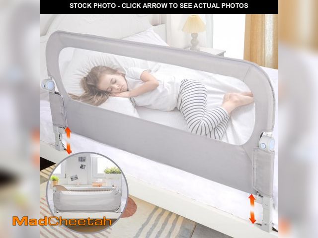 Lot 74-12051261 - NUTIKAS Baby Bed Rail Guard for Toddlers - 47" Toddler Bed Side Rails for Twin, Full, Queen Bunk Siz...