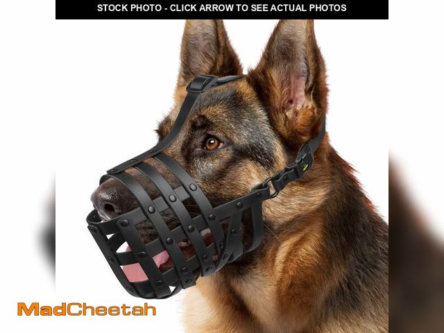 Lot 74-13963045 - Mayerzon Dog Muzzle for Medium Large Dogs, Humane Basket Muzzle, Soft &amp; Lightweight &amp; Adjust...